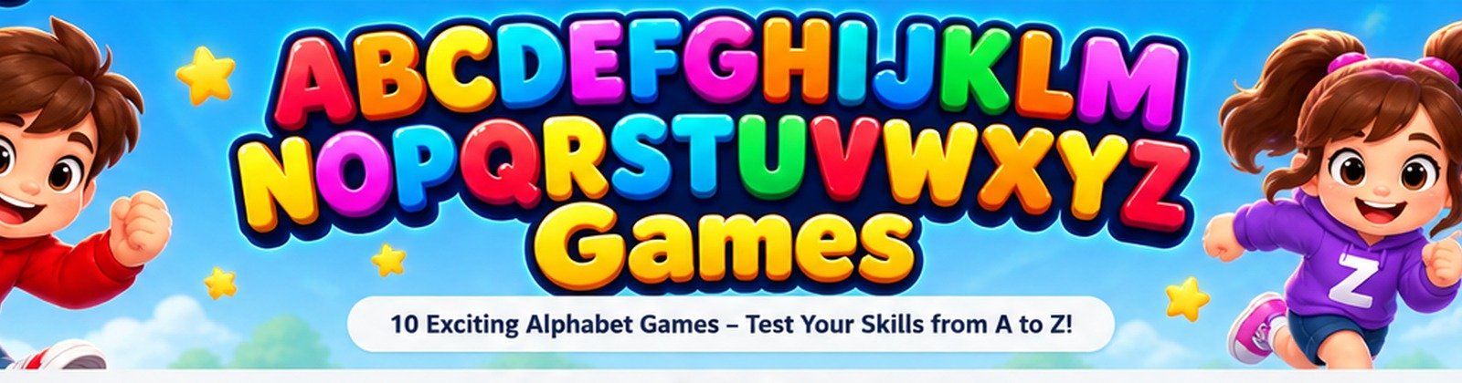 Colorful alphabet games
